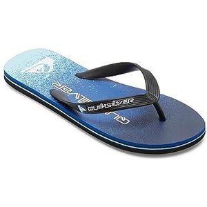 Quiksilver Heren Molokai Art II sandalen, zwart/blauw/blauw, 39 EU, Zwart Blauw Blauw, 39 EU