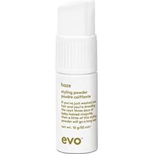 Evo Styling-poeder Haze, haarpoeder voor meer volume en textuur, volumepoeder voor matte afwerking, aanzet poeder fijn en futloos haar, veganistisch, zonder sulfaten, 50 ml