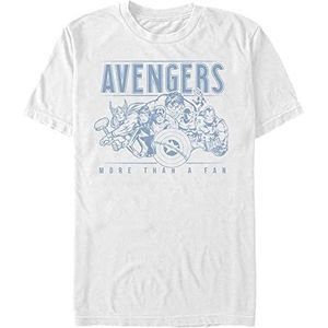 Marvel Avengers Classic - The Avengers Unisex Crew neck T-Shirt White XL