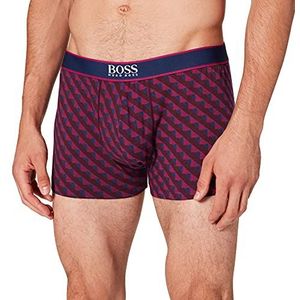 BOSS Hugo boxershorts voor heren, onderbroek, shorts, Trunk 24 print, Dark Purple502, L