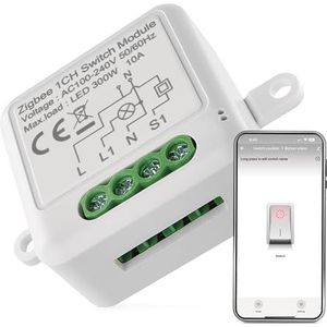 EMOS - IP-2101SZ - Smart Switch Module - Inbouwrelaisschakelaar - Voor Afstandsbediening - Spraakbesturing