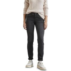 Street One Dames Thermo Jeans, Zwart Licht Washed, 27W / 32L