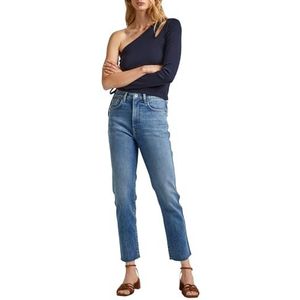 Pepe Jeans Dames Slim Jeans Uhw 7/8, blauw (Denim-RI1), 24W, Blauw (Denim-ri1), 24W