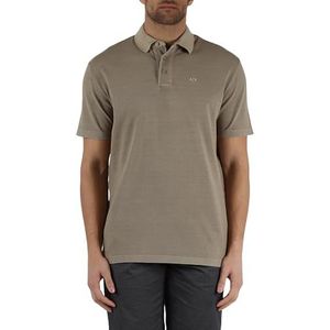 Poloshirt - Marineblauw - Katoen - Korte Mouwen - Regular-Fit