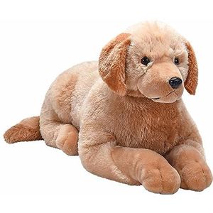 Wild Republic Cuddlekins Jumbo moeder en puppy's Golden Retriever, knuffeldier, 76 cm, pluche speelgoed, vulling is gesponnen gerecyclede waterflessen