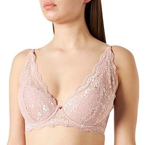 Noppies Beha voor dames, bekabelde kant, gevoerde beha, Pale Mauve - P595, 90D