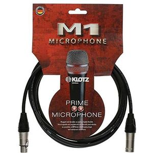 Klotz M1K1FM0500 M1 XLR microfoonkabel, stekker op bus, 4,9 m, 4,9 m