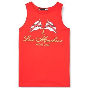 Love Moschino Dames Regular fit tanktop, rood, 42, rood, 42