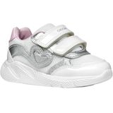 Geox Baby meisje B Sprintye Girl A Sneakers, Wit Zilver, 21 EU