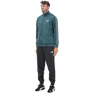 PUMA - Trainingspak - Petrol - Zwart - Wit - 2-delig - Lange Mouw