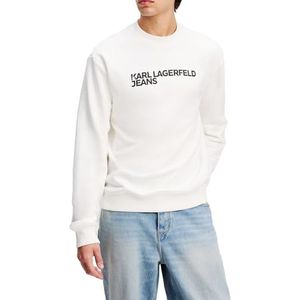 Karl Lagerfeld - KLJ Essential Logo Sweat - Sweatshirt - Wit - Regular Fit
