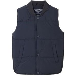 TOM TAILOR Jongens 1040969 vest, 10668-Sky Captain Blue, 116/122, 10668 - Sky Captain Blue, 116/122 cm