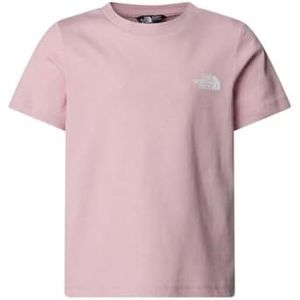 The North Face Box Nse S/S T-Shirt voor kinderen Pink Clover 2 jaar