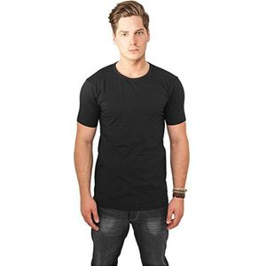 Urban Classics Heren T-shirt Fitted Stretch Tee, basic bovendeel voor mannen van rekbaar materiaal, verkrijgbaar in vele kleuren, maten S - XXL, zwart, XL