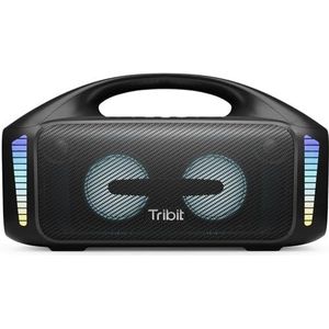 Tribit - StormBox Blast - Bluetooth-luidspreker - Zwart - 90 W - Waterdicht IPX7 - 30 uur speeltijd