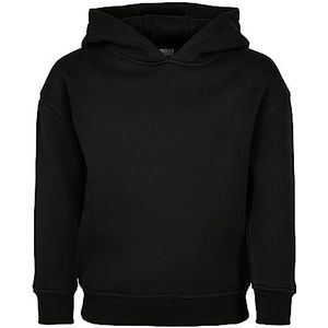Urban Classics Meisjes hoodie Girls Hoody, Basic sweatshirt met capuchon verkrijgbaar in 6 kleuren, maten 110/116-158/164, zwart, 158/164 cm