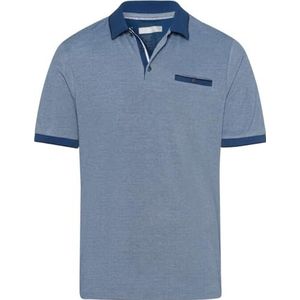 Brax Petter poloshirt voor heren in sportief tweekleurige look poloshirt, Cove, XS