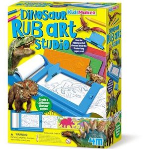 KidzMaker 68744 Dinosaurus-kunststudio, print dinosaurus-kunstwerken op 8 m eindeloze papierrol, creatief leerplezier
