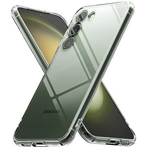 Ringke Fusion Compatibel met Samsung Galaxy S23 5G Case, Transparant Schokbestendig Bumper Hoesje - Clear