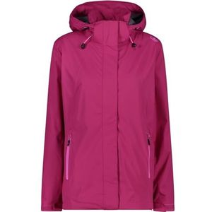 CMP Knit Tech Mélange Fleece jas met capuchon Knit Tech Melange Fleece Jacket met capuchon, Jersey, Bluish Mel-White, 140 Dames