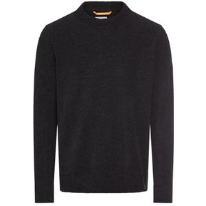 camel active - Trui met Ronde Hals - Zwart