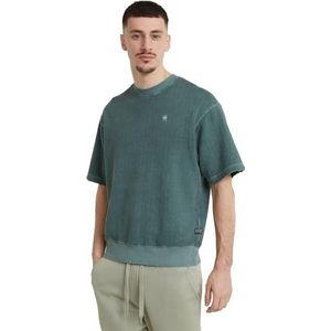 G-Star RAW - Overdyed Loose R Sw Ss - Hoodie - Groen - Katoen
