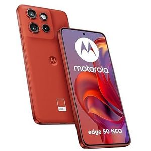 Motorola Edge 50 Neo (8/256 GB, camera Sony LYTIA™ 700C 50+13+10MP selfie 32MP, display 6,36 inch POLED 120Hz, IP68, MediaTek MTK 24M, batterij 4310mAh, lading 68W, Android 14), PANTONE Poinciana