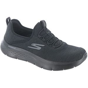 Skechers Dames Go Walk Flex - Lucy Sneakers, zwart/zwart, 38 EU