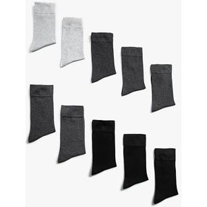 Koton Basic Socket Socket Socket Set van 10, antraciet (047), One Size