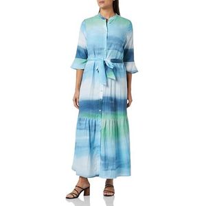 Noa Noa LiannNN damesjurk, print blauw/groen/aqua, 42, Print blauw/groen/aqua, 42