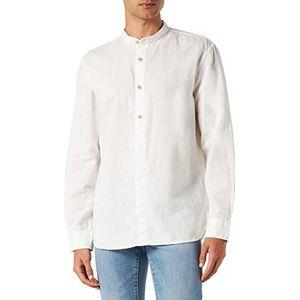 camel active Heren 409127/1S37 hemd, gebroken wit, S, Broken White, S