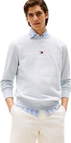 Tommy Hilfiger - Mw0mw11596 - Sweatshirt - Blauw - Tommy Logo