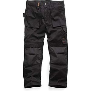 Scruffs Heren Worker Workwear Broek, Zwart (zwart 001), 32W UK