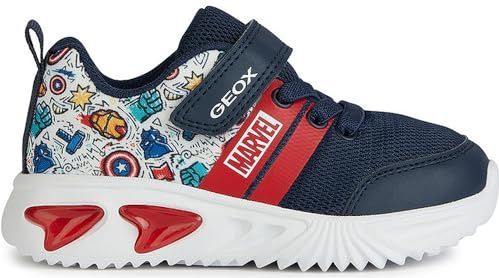 GEOX Sneakers  navy / geel / bloedrood / wit