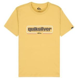 Quiksilver T-shirt met korte mouwen EV Box Shaped SS geel 12