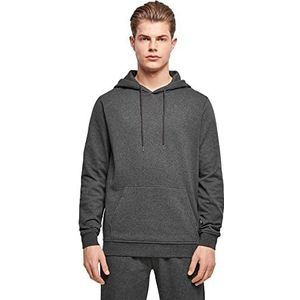 Build Your Brand Heren capuchontrui basic hoodie sweater met capuchon voor mannen verkrijgbaar in vele kleuren, maten XS - 7XL, antraciet, XS