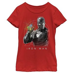 Marvel Avengers: Endgame Only One T-shirt voor meisjes, Rood, XS