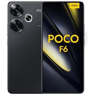 POCO F6 Snapdragon® 8 Gen 3, 120Hz Flow AMOLED display, 90W Turbo Laden, 50MP dual camera met OIS, 8GB+256GB, Black