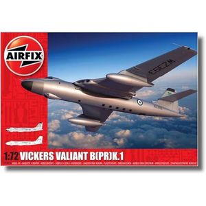 Airfix-modelset - A11001A Vickers Valiant B(PR) K.1 modelbouwset - plastic modelvliegtuigsets voor volwassenen en kinderen vanaf 8 jaar, set inclusief sprues en stickers - schaalmodel 1:72, wit