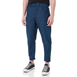 G-STAR RAW Worker Relaxed Chino broek voor heren, Blauw (3d Raw Denim C829-1241), 32W x 34L