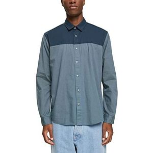 ESPRIT heren overhemd, 400/marineblauw, XS