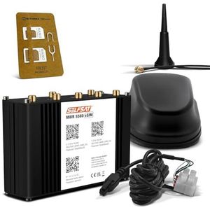 SELFSAT MWR 5560 eSIM 5G Cat 20 WLAN-router tot 3,4 Gbps incl. SELFSAT 5G antenne zwart