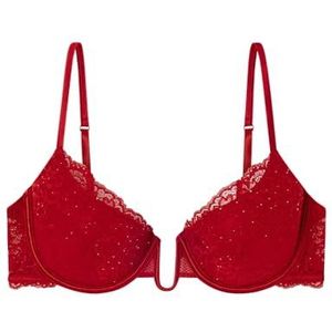 Women'secret Xmas Red Collection Beha voor dames, gevoerd, 85C