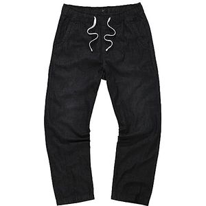 JP 1880 - 726843 - Herenbroek - Zwart - Casual Fit