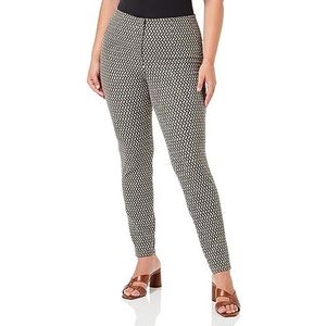 Gardeur Slim Fit Pantalon Zene55 met All Over Print Groen