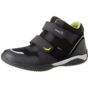 Superfit Storm Gore-tex sneakers voor jongens, licht gevoerd, Zwart lichtgroen 0020, 25 EU