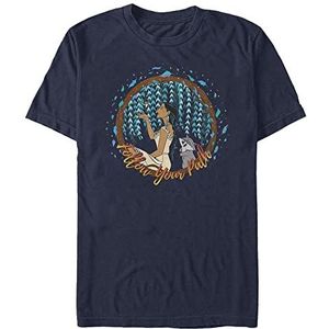 Disney Pocahontas - Pocahontas and Meeko Unisex Crew neck T-Shirt Navy blue M