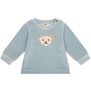 Steiff Uniseks baby basic sweatshirt, Celestial Blue, 62 cm