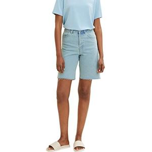 TOM TAILOR Denim Dames Vintage bermuda jeansshort 1031402, 10181 - Light Stone Green Cast Denim, S
