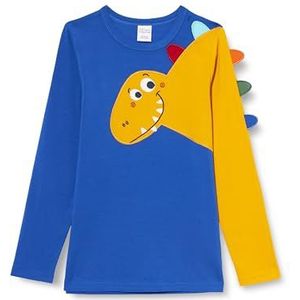 Fred's World by Green Cotton Hello Dino L/S T-blouse voor jongens, Star Blue., 98